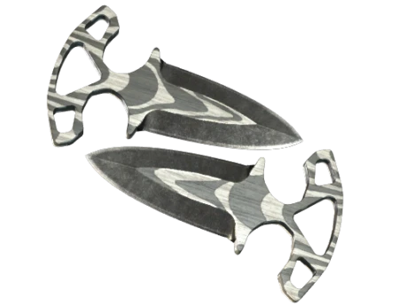 ★ Shadow Daggers | Black Laminate (Well-Worn)